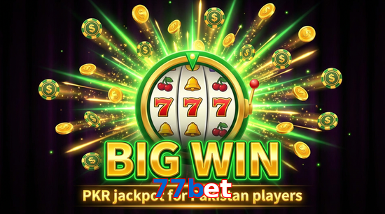 Big win animation on 77Bet slot game